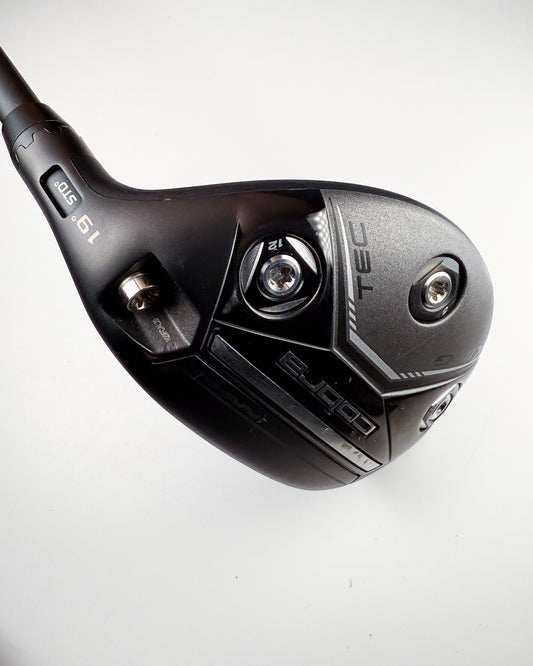 Pre-gamed Cobra King Tec 3-Hybrid - RH Stiff